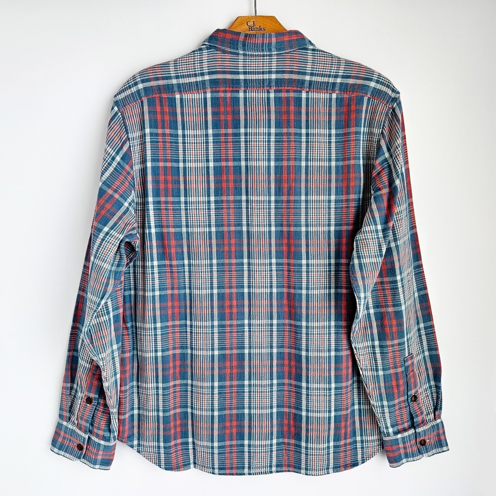 J Crew XL 100% Cotton Flannel Shirts Lot Of 2 Mens XL Slim & Classic Checkered - Picture 5 of 12